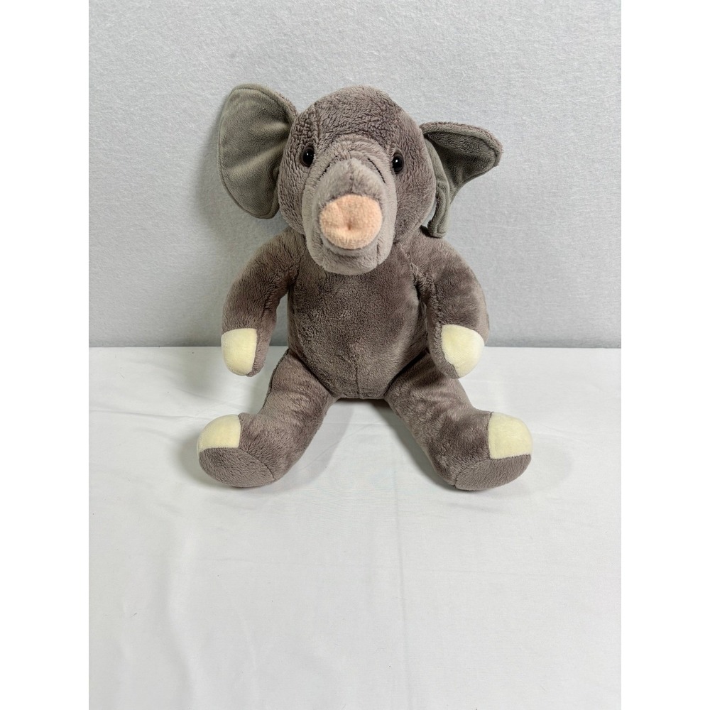 Build A Bear Workshop Grey Elephant Plush Stuffed Animal Floppy Ears BABW Toy